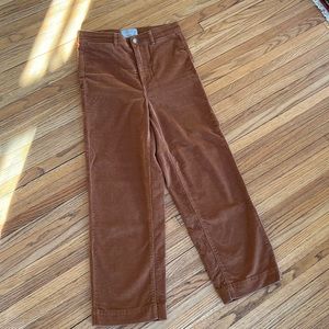Everlane Corduroy Wide-leg Pant in Acorn, size 8
